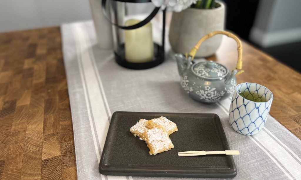 Japanese butter mochi